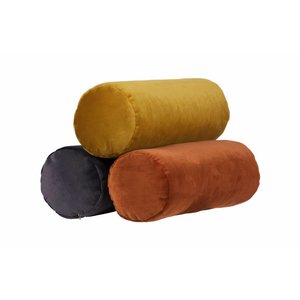 BePureHome BePureHome Cushion Spool velvet ocher yellow