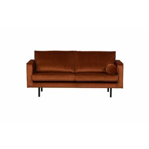 BePureHome BePureHome Sofa 2,5-Sitzer Rodeo Samt rostbraun