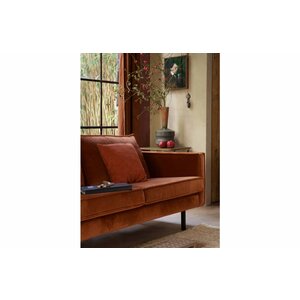 BePureHome BePureHome Sofa 2.5-seater Rodeo velvet rust brown