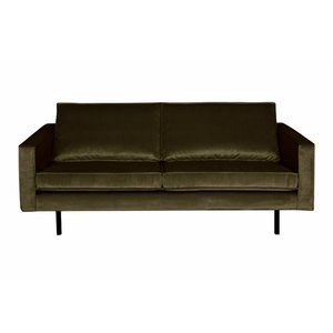 BePureHome BePureHome Couch 2,5-seater Rodeo velvet hunter dark green