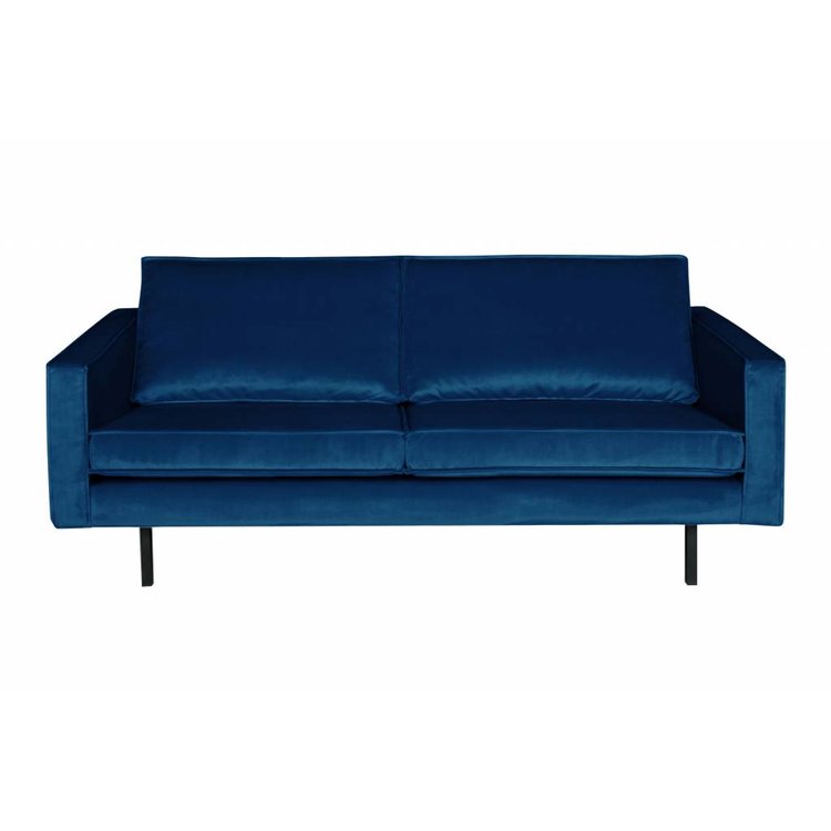 BePureHome BePureHome Bank 2,5-zits Rodeo fluweel blauw