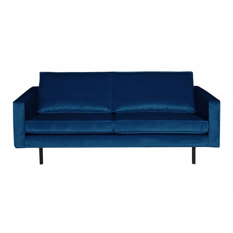BePureHome BePureHome Couch 2,5-seater Rodeo velvet blue