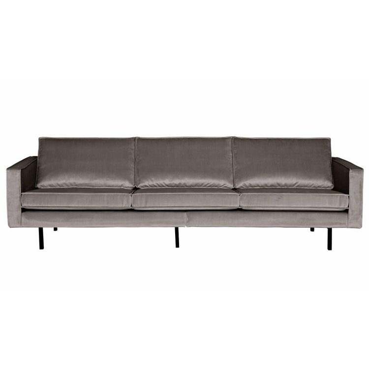 BePureHome BePureHome Sofa 3-seater Rodeo velvet taupe gray