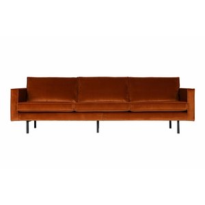 BePureHome BePureHome Couch 3-seater Rodeo velvet rust brown