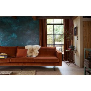 BePureHome BePureHome Couch 3-seater Rodeo velvet rust brown