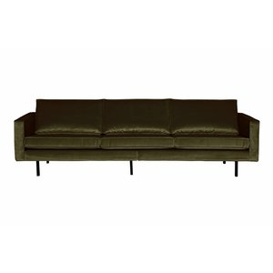 BePureHome BePureHome Couch 3-seater Rodeo velvet hunter dark green