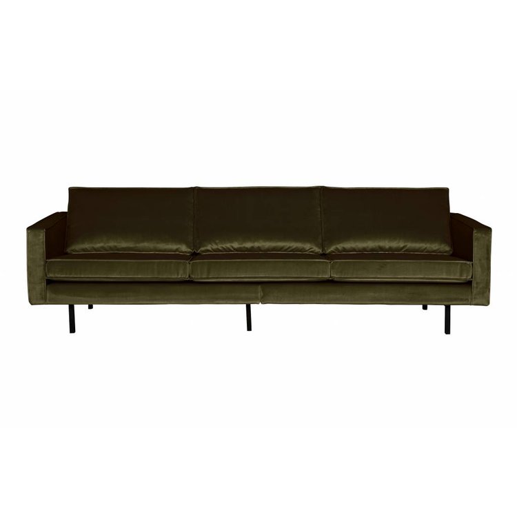 BePureHome BePureHome Sofa 3-seater Rodeo velvet hunter dark green