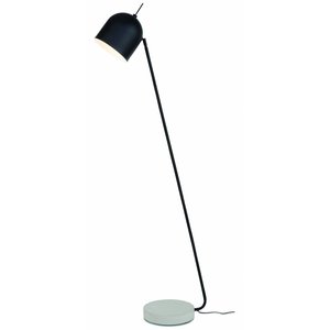 It's about Romi Vloerlamp Madrid cement voet ijzer grijs/zwart