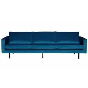 BePureHome BePureHome Couch 3-seater Rodeo velvet blue