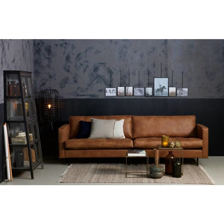 BePureHome BePureHome Bank 3-zits Rodeo Classic recycle leer cognac bruin