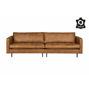 BePureHome BePureHome Bank 3-zits Rodeo Classic recycle leer cognac bruin