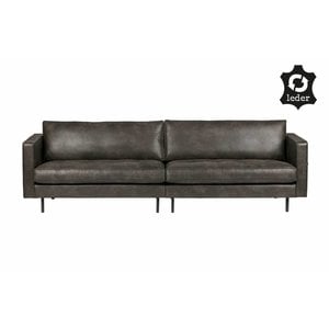 BePureHome Rodeo Classic Sofa 3-seater Black