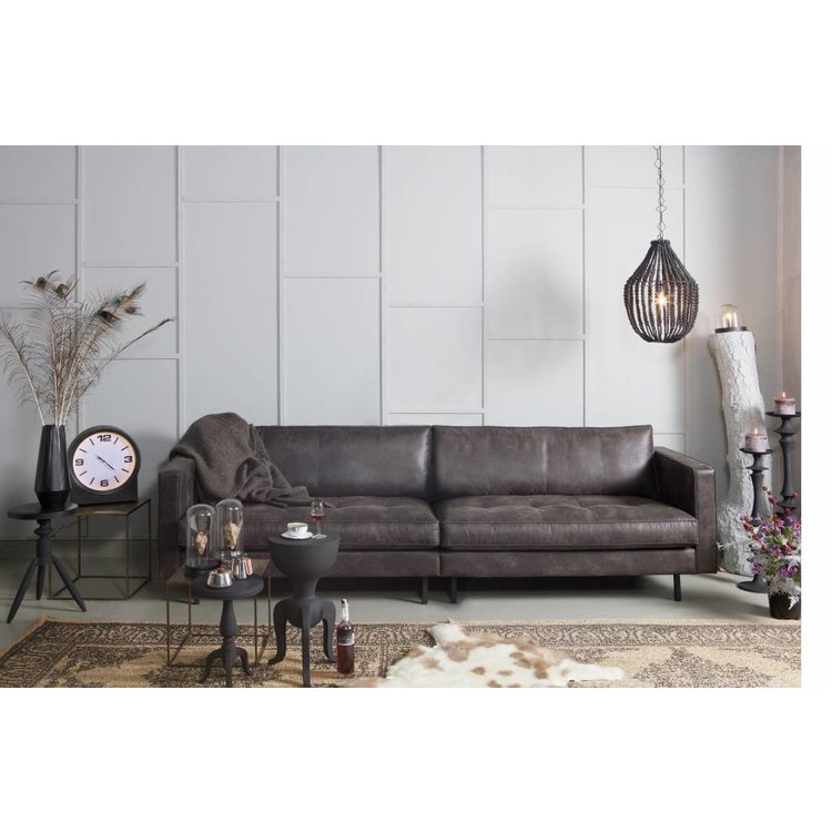 BePureHome BePureHome Couch 3-seater Rodeo Classic recycle leather black
