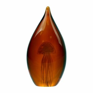 HKliving Glass Jellyfish brown