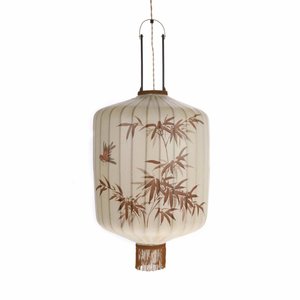 HKliving HKliving Lantern L cremefarbener Stoff