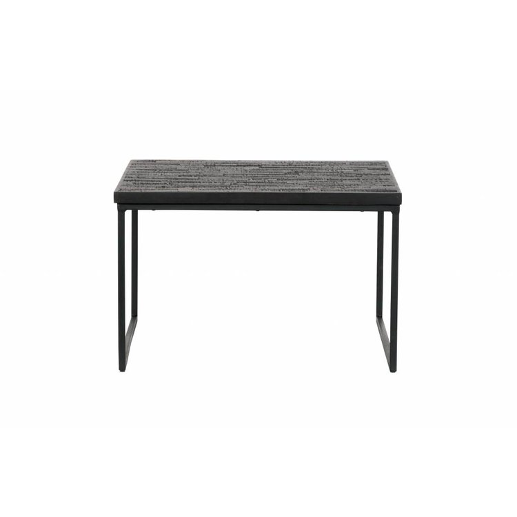 BePureHome BePureHome Side table Sharing square black wood metal