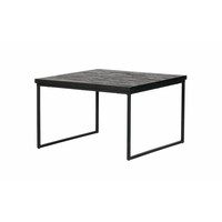 Teilen Beistelltisch Square Black 38x60x60