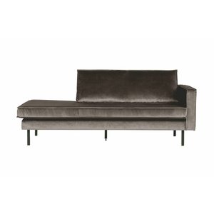 BePureHome BePureHome Daybed Rodeo Rechts velvet taupe