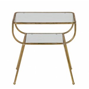 BePureHome BePureHome Side table Amazing metal / glass antique brass copper