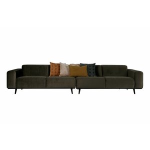 BePureHome BePureHome Couch Statement Xl 4-seater velvet warm green