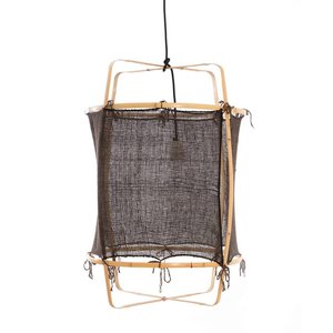 Ay illuminate Hanging lamp Z22 Blonde with silk cashmere dark