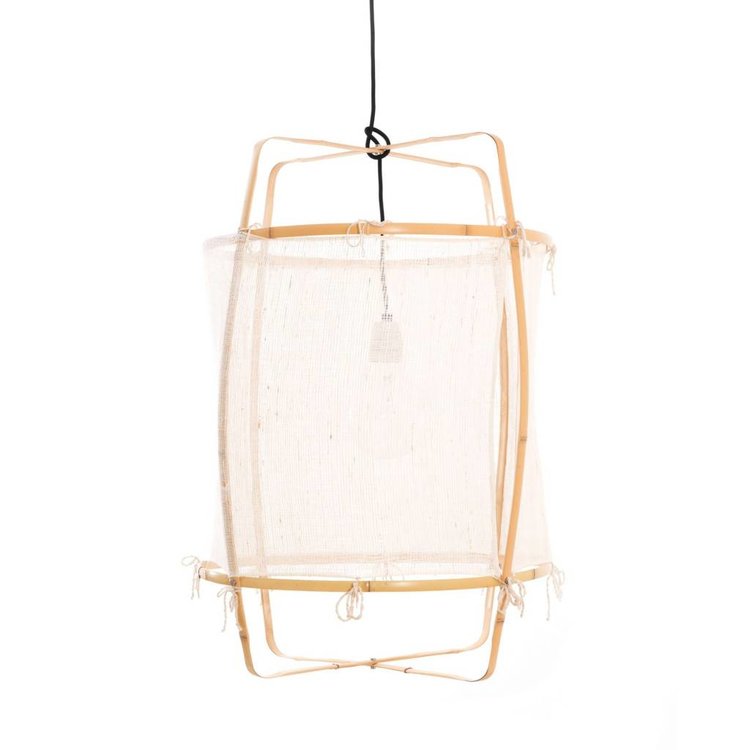 Ay illuminate Ay illuminate Hanging lamp Z22 Blonde with silk white cashmere