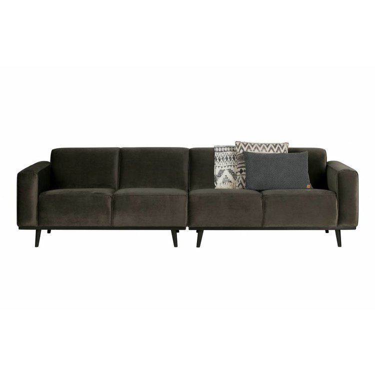 BePureHome BePureHome Couch Statement 4-seater velvet warm green