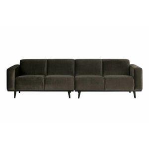 BePureHome BePureHome Couch Statement 4-seater velvet warm green