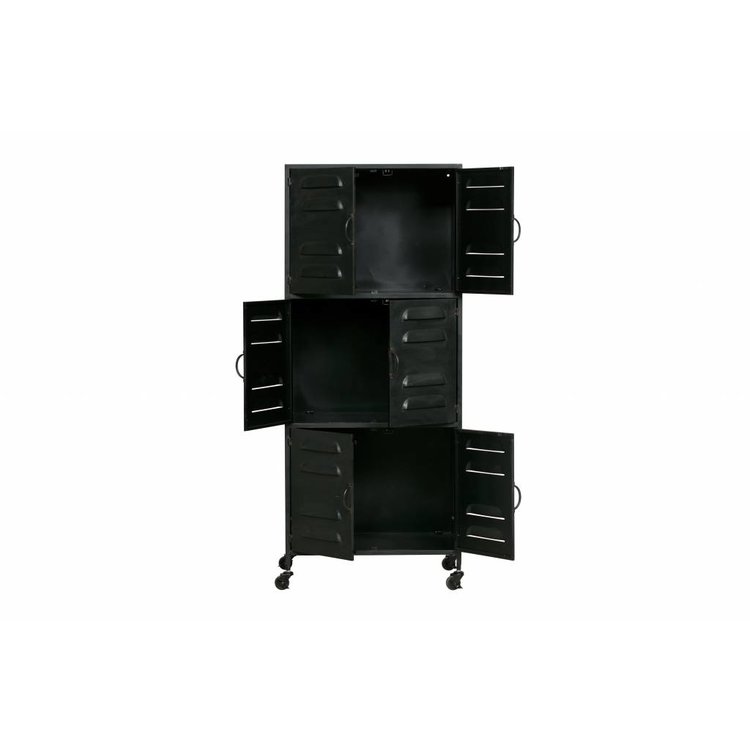 WOOOD WOOOD Schrank Boaz Metal Schwarz