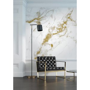 KEK Amsterdam KEK Amsterdam Fototapeten Marble Weiss-Gold