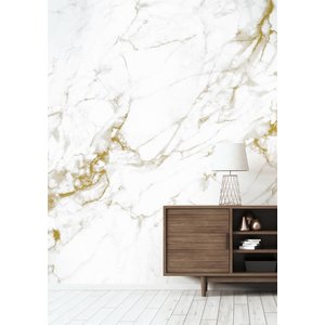 KEK Amsterdam KEK Amsterdam Photo Wallpaper Marble white-gold