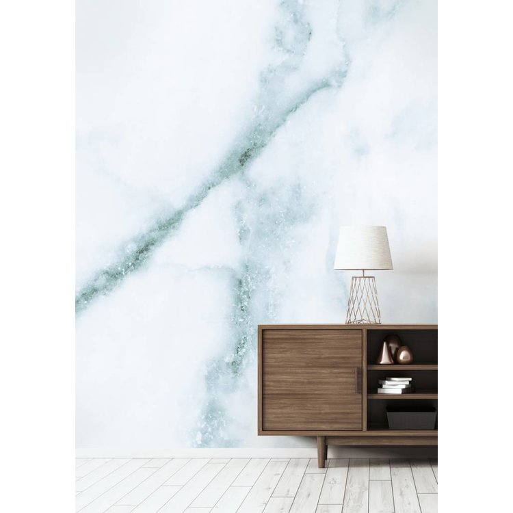 KEK Amsterdam KEK Amsterdam Fototapeten Marble Weiss-Blau