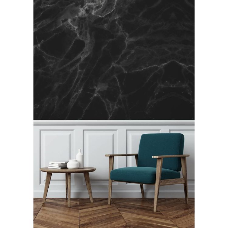 KEK Amsterdam KEK Amsterdam Photo Wallpaper Marble black-grey