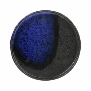 HKliving ceramic dessert plate cobalt/blue