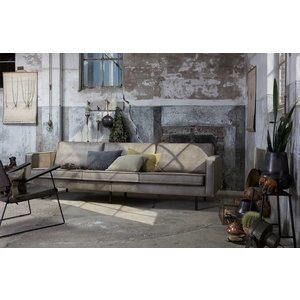 BePureHome BePureHome Sofa 3-seater Rodeo Elephant Skin gray