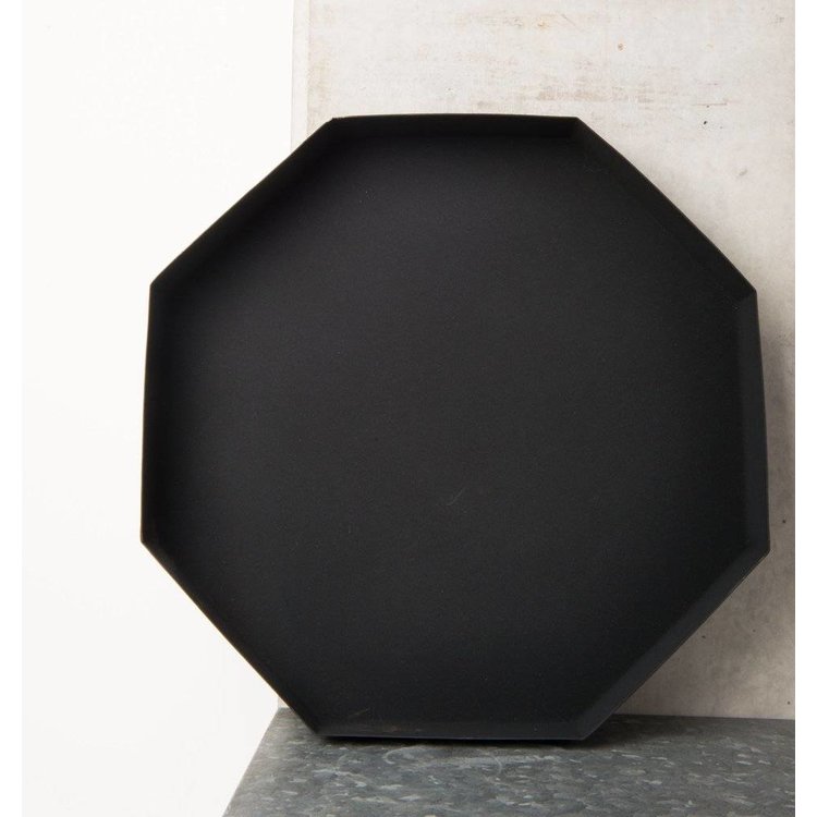 Urban Nature Culture Tray grain metal black