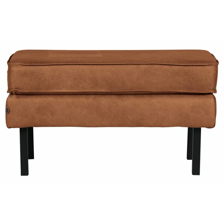 BePureHome BePureHome Hocker on legs Rodeo cognac