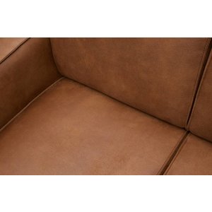 BePureHome BePureHome Corner sofa Statement eco leather cognac