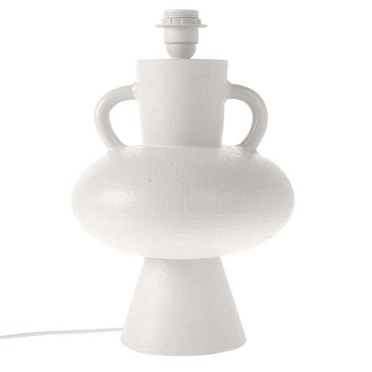 HKliving HKliving Lamp Base Earthenware L white