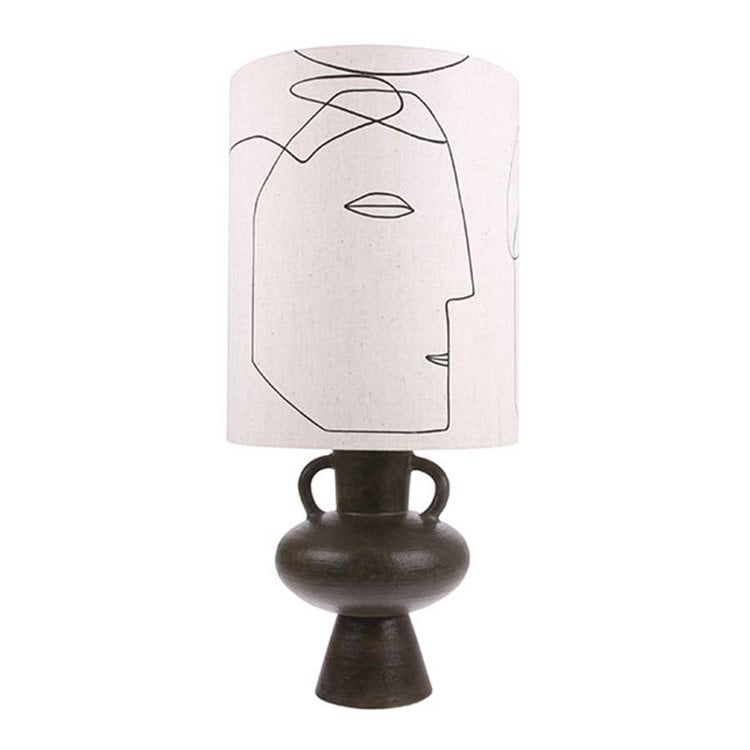 HKliving HKliving Lampshade Print Face L