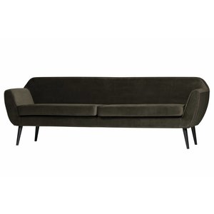 WOOOD WOOOD Couch Rocco XL velvet green