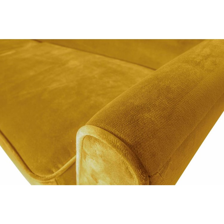 WOOOD WOOOD Couch Rocco XL velvet ocher