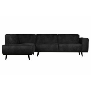 BePureHome BePureHome Corner sofa Statement suedine black