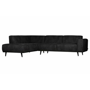 BePureHome BePureHome Corner sofa Statement suedine black