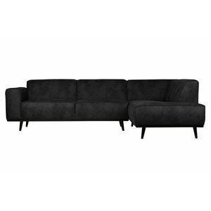 BePureHome BePureHome Corner sofa Statement suedine black