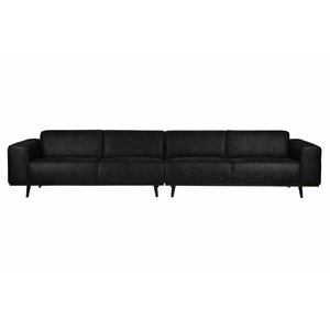 BePureHome Be Pure Home Couch Statement XL 4-seater suedine black