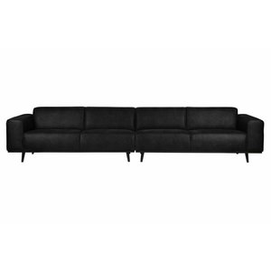 BePureHome Be Pure Home Sofa Statement XL 4-sitzer suedine schwarz