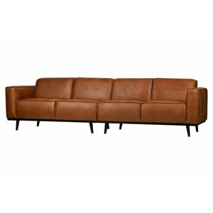 BePureHome Be Pure Home Couch Statement 4-seater eco leather cognac