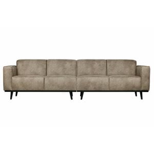 BePureHome Couch Statement 4-seater eco leather elephant skin