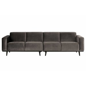 BePureHome Be Pure Home Sofa Statement 4-sitzer samt taupe